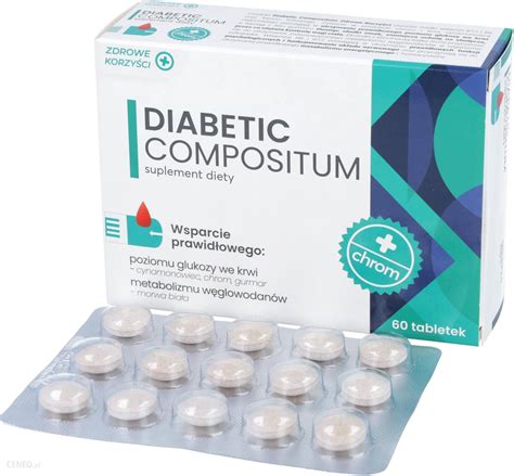 Zdrowe Korzyści Diabetic Compositum Poziom Glukozy We Krwi 60 Tabl ...