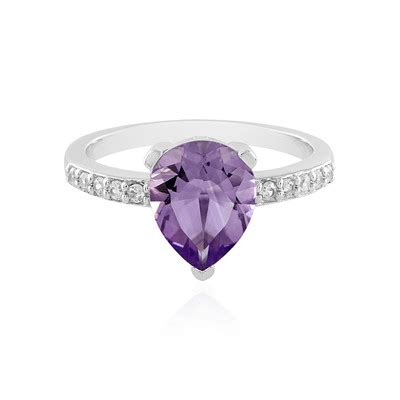 Brasilianischer Lavendel Amethyst Sterling Silber Ring