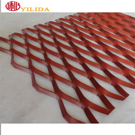 Buy Wholesale China Customized Colors Powder Coated Expanded Metal Mesh