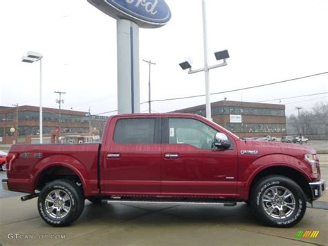 Ruby Red Metallic 2015 Ford F150 Lariat Supercrew 4x4 Exterior Photo 99932352