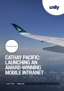 CATHAY PACIFIC AWARD WINNING MOBILE INTRANET