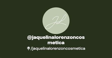 Jaquelinalorenzoncosmetica Instagram Facebook Tiktok Linktree