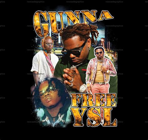 Gunna Png T Shirt Design Bootleg Tees Design Ready To Etsy