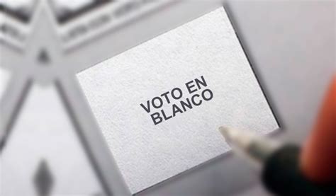 Voto Blanco Y Nulo Entre El Derecho Y El Desinterés