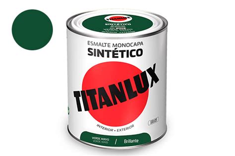 Titanlux Esmalte Sintetico Brillante L Verde Mayo Tienda