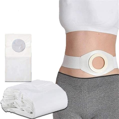 WKDZ Tragbarer Stoma Gürtel Flexibler Stretch Unisex Ostomie Gürtel