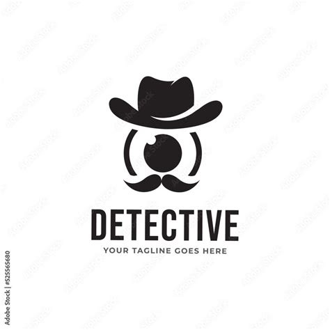 Detective logo design vector template. Stock Vector | Adobe Stock