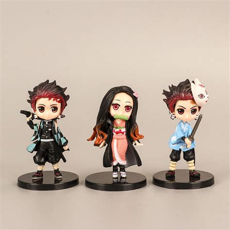 Figuras De Acci N De Demon Slayer Juguetes De Anime De Kimetsu No