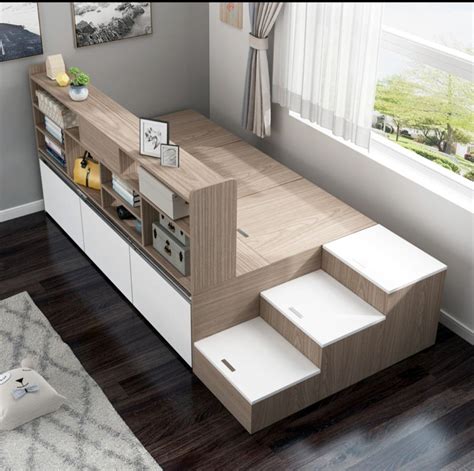 Platform Tatami Storage Bed Frame Furniture Home Living Furniture