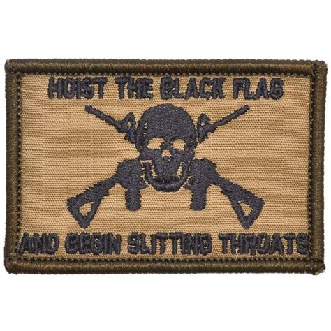 Hoist The Black Flag And Begin Slitting Throats Jolly Roger X Patch