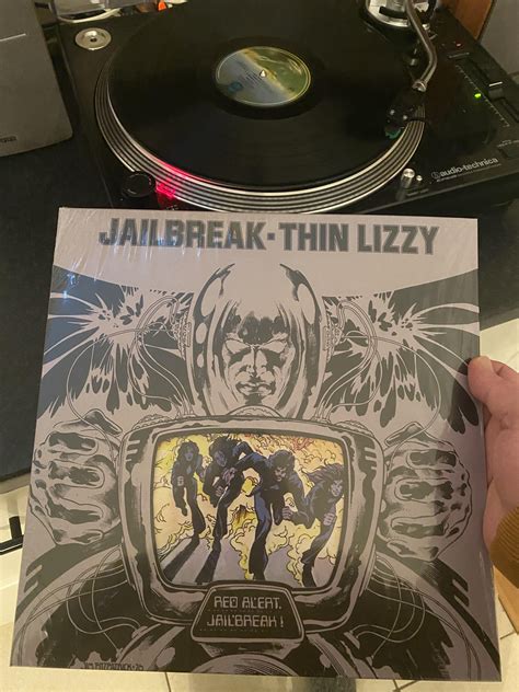 Thin Lizzy - Jailbreak. Great album, the last song emerald is my all time favourite Lizzy song ...