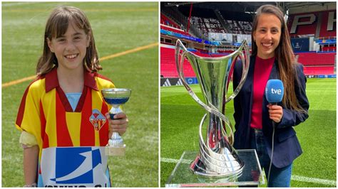 Alicia Arévalo la voz del Mundial femenino en TVE usaba como