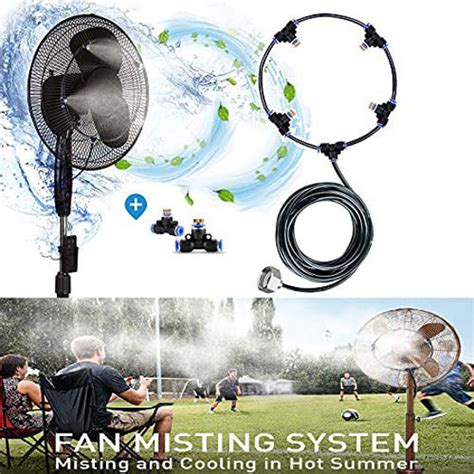 GetUSCart H G Lifestyles Outdoor Fan Misting System For Patios Water