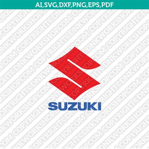 Suzuki Logo Svg Silhouette Cameo Cricut Cut File Vector Png Eps Dxf