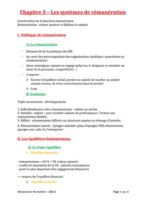 SOLUTION Grh Chapitre 3 Les Syste Mes De Re Mune Ration Studypool