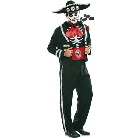 Mariachi Skelett Männer Halloweenkostüme für gruselige Partys