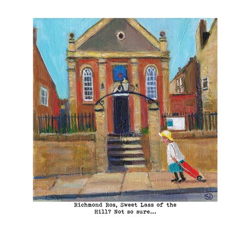 Art Print Of Richmond Ros Sweet Lass Of The Hill Not So Sure Giclee