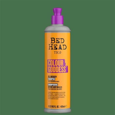 Shampoo Tigi Bed Head Colour Goddess Oil Infused 400ml Shampoo Magazine Luiza