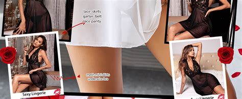 Avidlove Lingerie For Women Halter Chemise Lace Babydoll Mesh Nightwear V Neck Teddy At Amazon