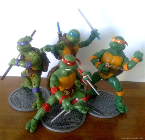 Squers Tmnt Collection 2012 All 4 Tmnt Classic Collection Figures