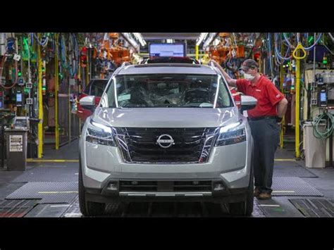 Car Factory 2022 Nissan Pathfinder At Nissan Smyrna Tennessee YouTube