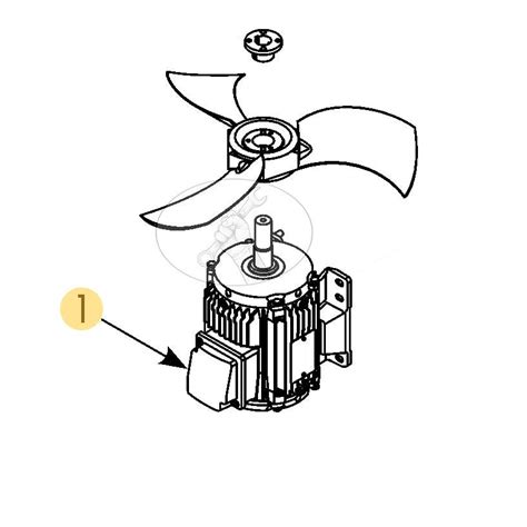 1040868 OEM FAN MOTOR CONDENSER THERMO KING PRECEDENT Canadian