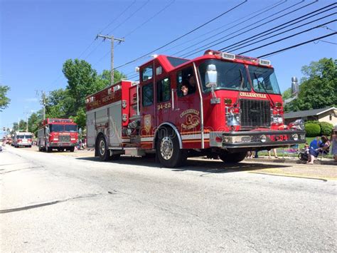 Firetruck at july 4 parade editorial stock photo. Image of patriot ...