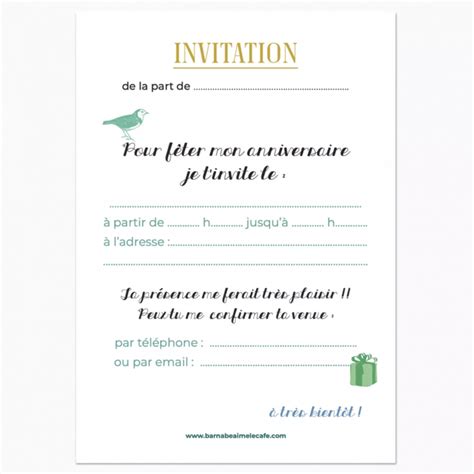 Cartes d invitation anniversaire Chat L instant Poétique