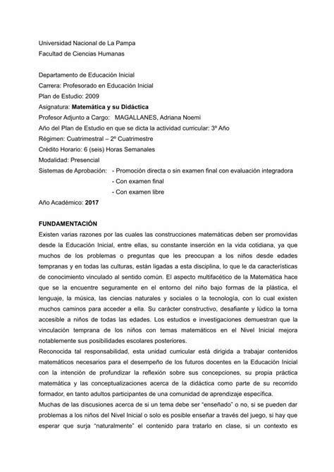 PDF Matemática y su Didáctica PDF filematematizable o no tienen