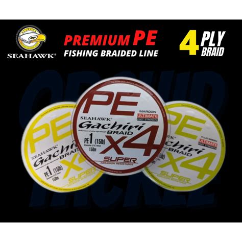 NEW SEAHAWK GACHIRI X4 BRAID LINE Shopee Malaysia