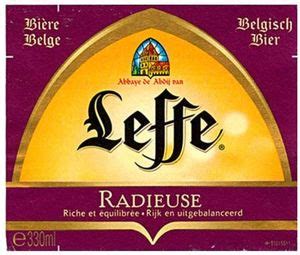 饮料标签 Abbaye de Leffe Radieuse Brouwerij Hoegaarden InBev 比利时Col