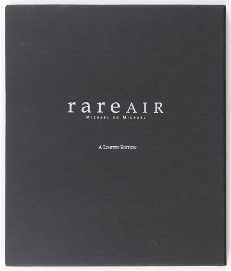 Michael Jordan Signed Le Rare Air Hardcover Book Uda