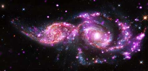 Two Spiral Galaxies In The Process Of Merging