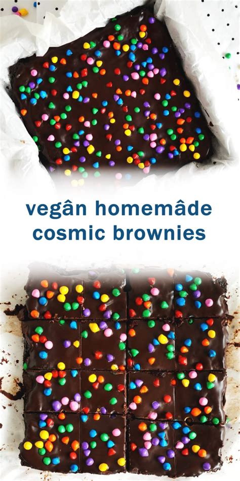 Vegân Homemâde Cosmic Brownies Decorautro