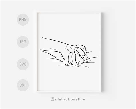 Minimal Erotic Art Svg Couple Hands Drawing Svg Sex Scene Line Art