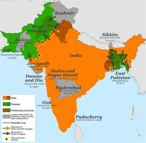 India Map In 1947