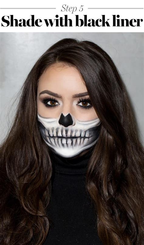 Step By Step Skeleton Makeup Tutorial Saubhaya Makeup