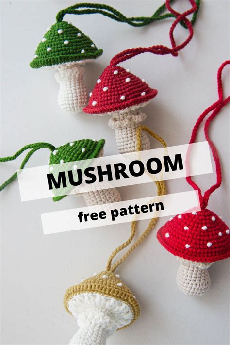 Free Crochet Pattern Mushroom Keychain Artofit