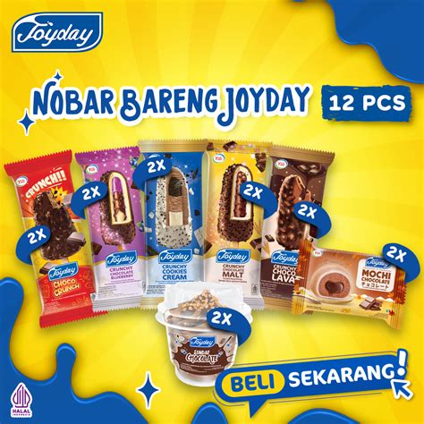 Jual Joyday Ice Cream Package Chocolate Series Isi Pcs Eskrim Mix