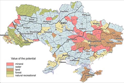 Dominant And Subdominant Types Of Nature Resources In Ukraine Regional