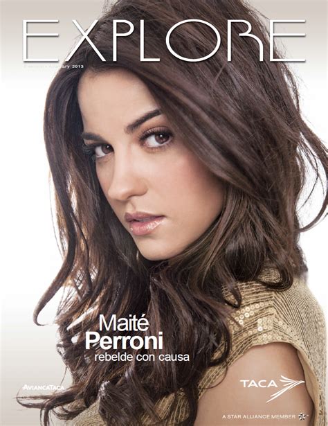 Explore Magazine Maite Perroni