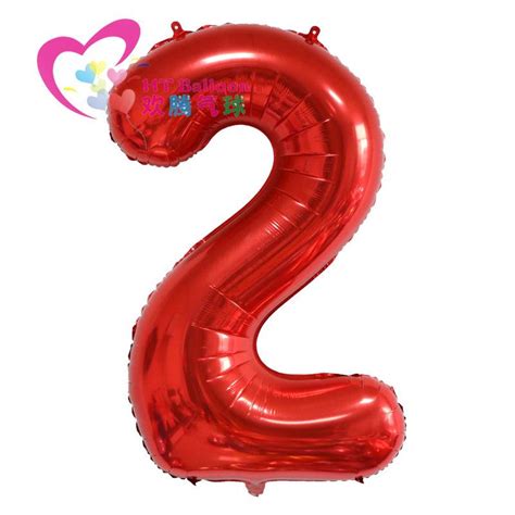 Cheap 40 Inch Red Large Numbers Balloon 0 9 Birthday Party Decorations