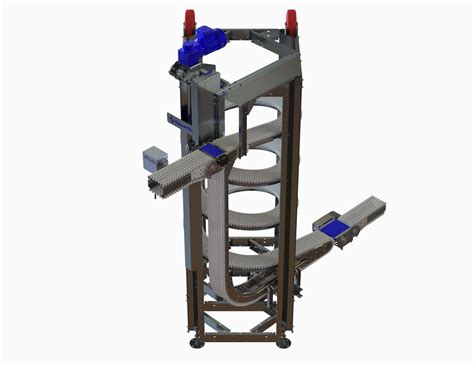 Spiral Conveyor Custom Spiral Elevator Conveyor Systems Span Tech