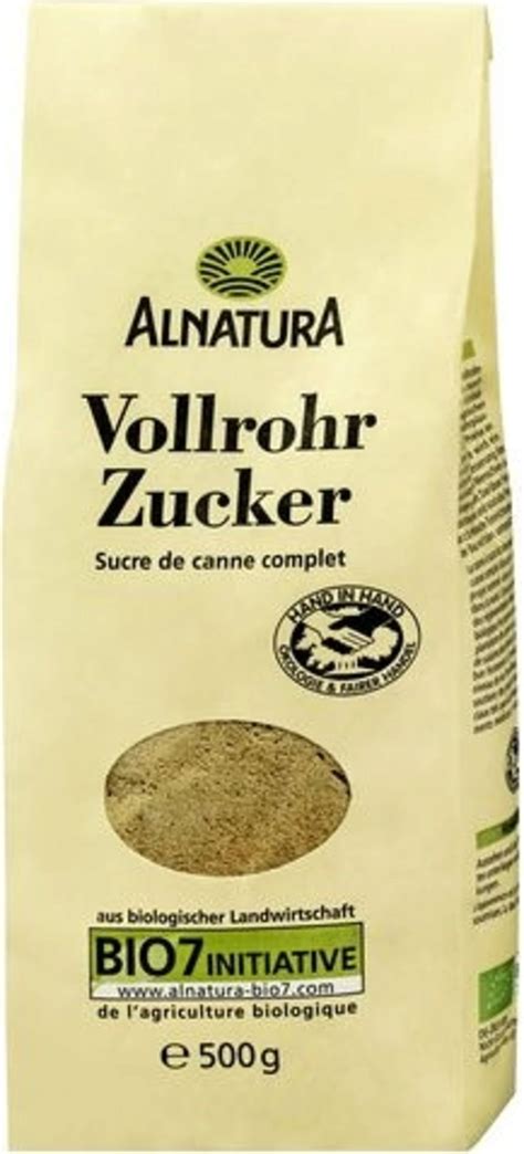 Alnatura Bio Vollrohrzucker 500 G Piccantino Onlineshop Deutschland