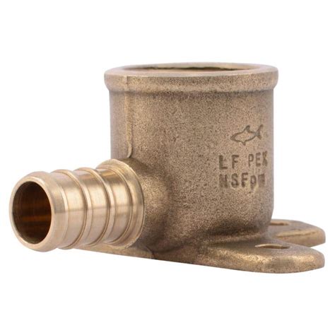 Sharkbite In Pex Barb X Fip Brass Degree Drop Ear Elbow Fitting