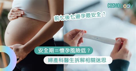 安全期前七後七｜ 婦科醫生拆解安全期計算！排卵期推算法有用嗎？