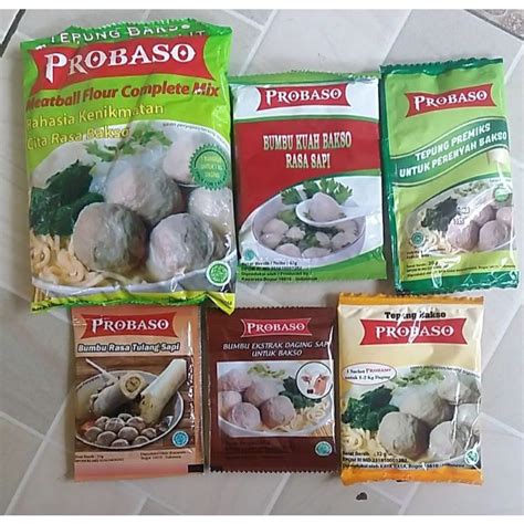 Probaso Tepung Bakso Adonan Komplit Shopee Malaysia