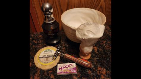 SOTD Stirling Ozark Mountain Soap Krisp Razor Nacet Blades Avon