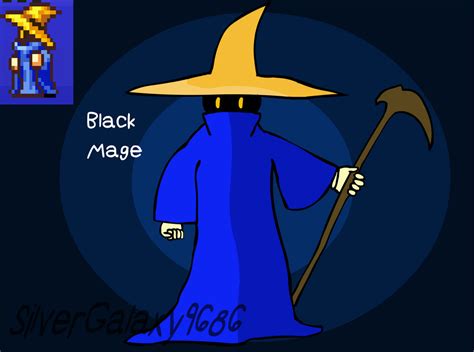 Black Mage Final Fantasy By Silvergalaxy9686 On Deviantart