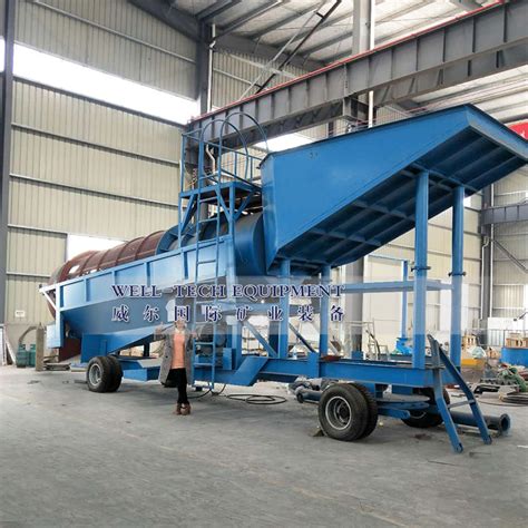 High Recovery Gravity Alluvial Gold Plant Alluvial Mining Line